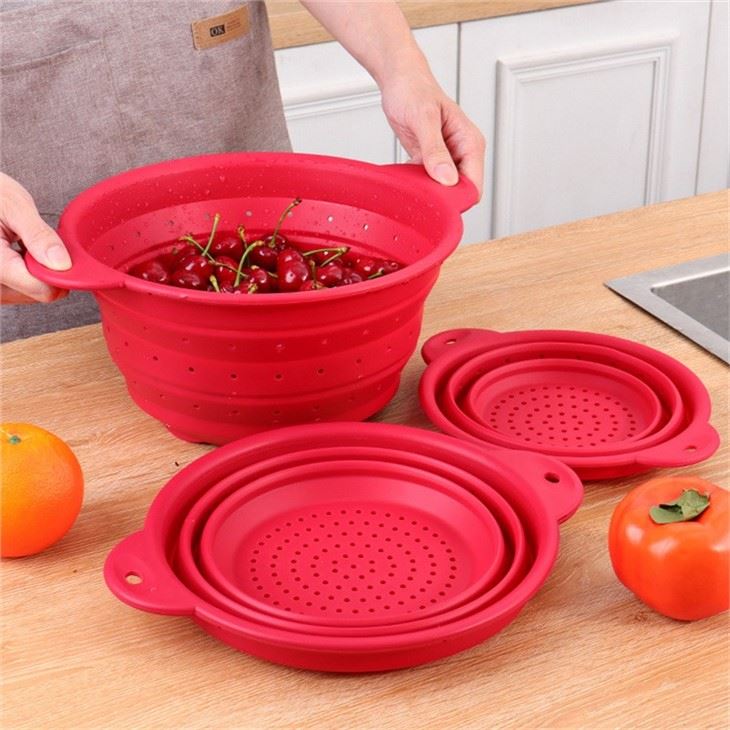Silicone Collapsible Colander