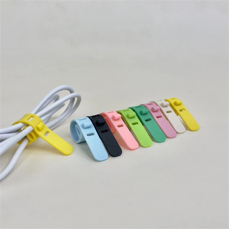 Silicone Rubber Cable Ties For Office