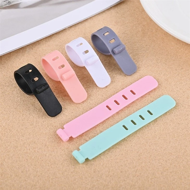 Silicone Rubber Cable Ties For Office