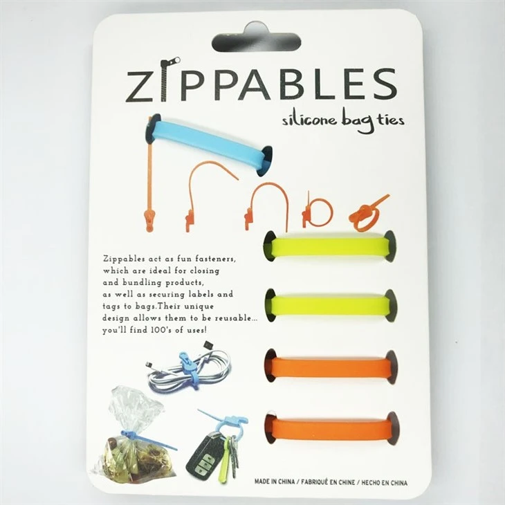 Silicone Rubber Cable Ties For Office